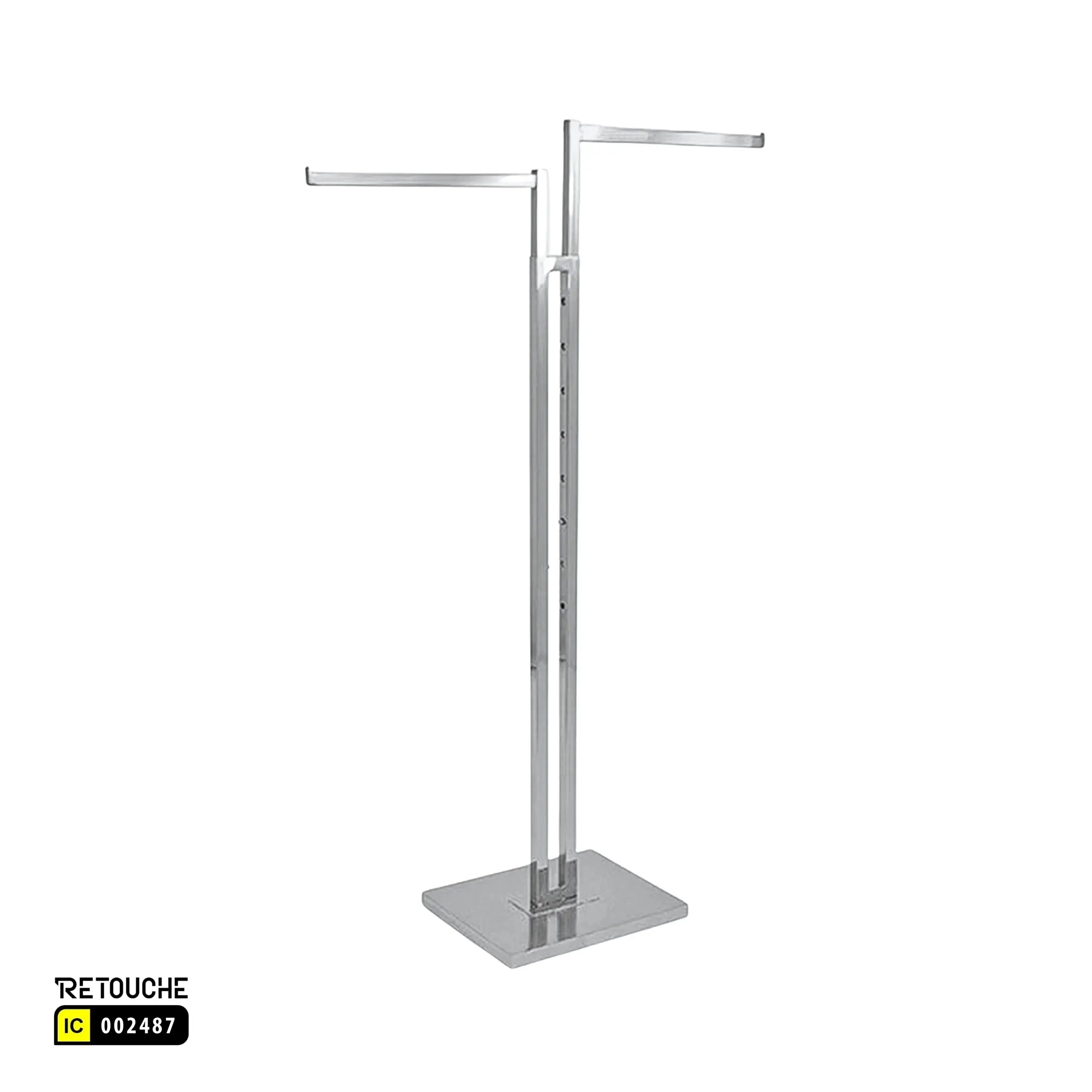 2-Way Clothes Rack Stand with Straight Arms Retouche Hub General Trading L.L.C