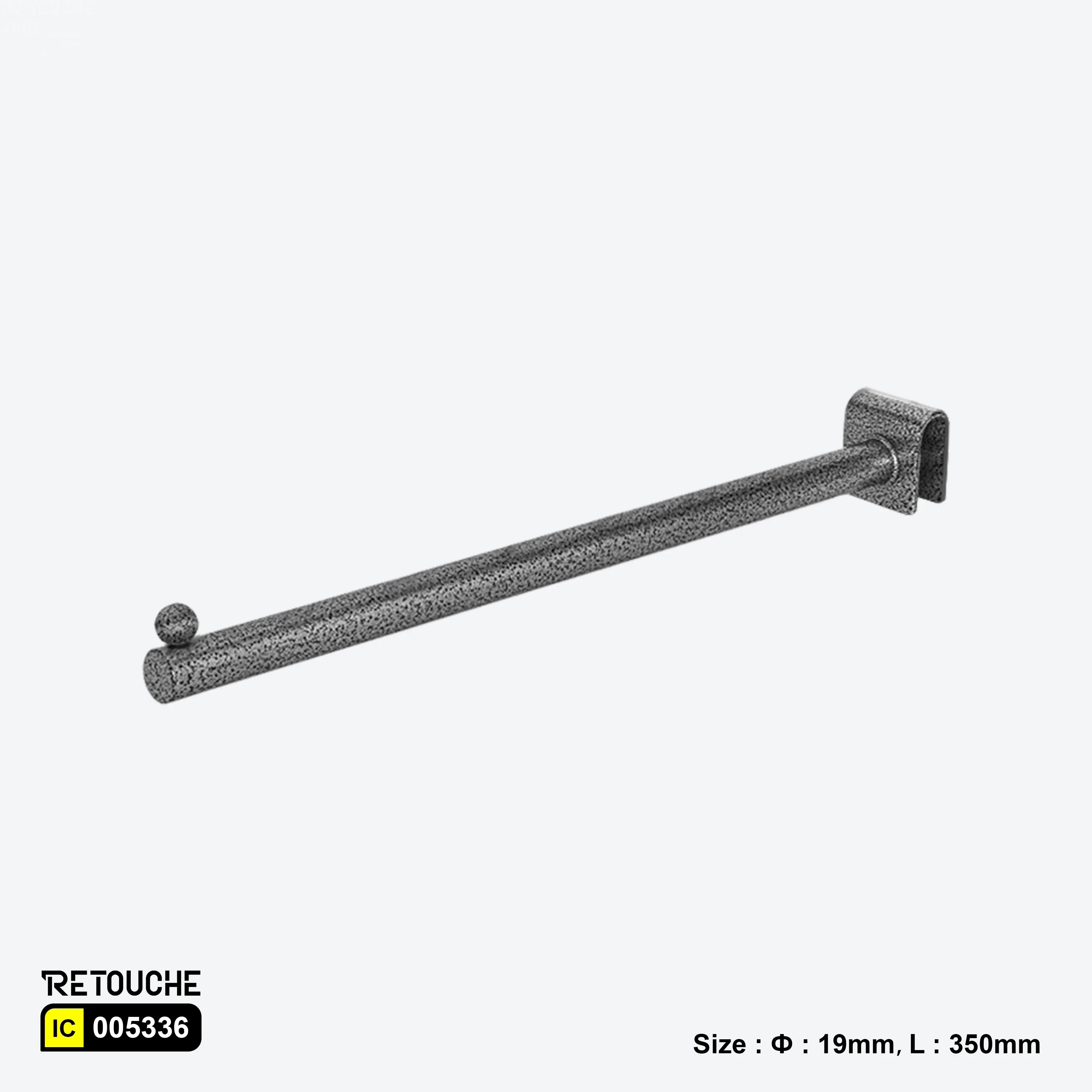 Display Hook for Oval Crossbar, with Bead, Metal Oval Tube & Accessories