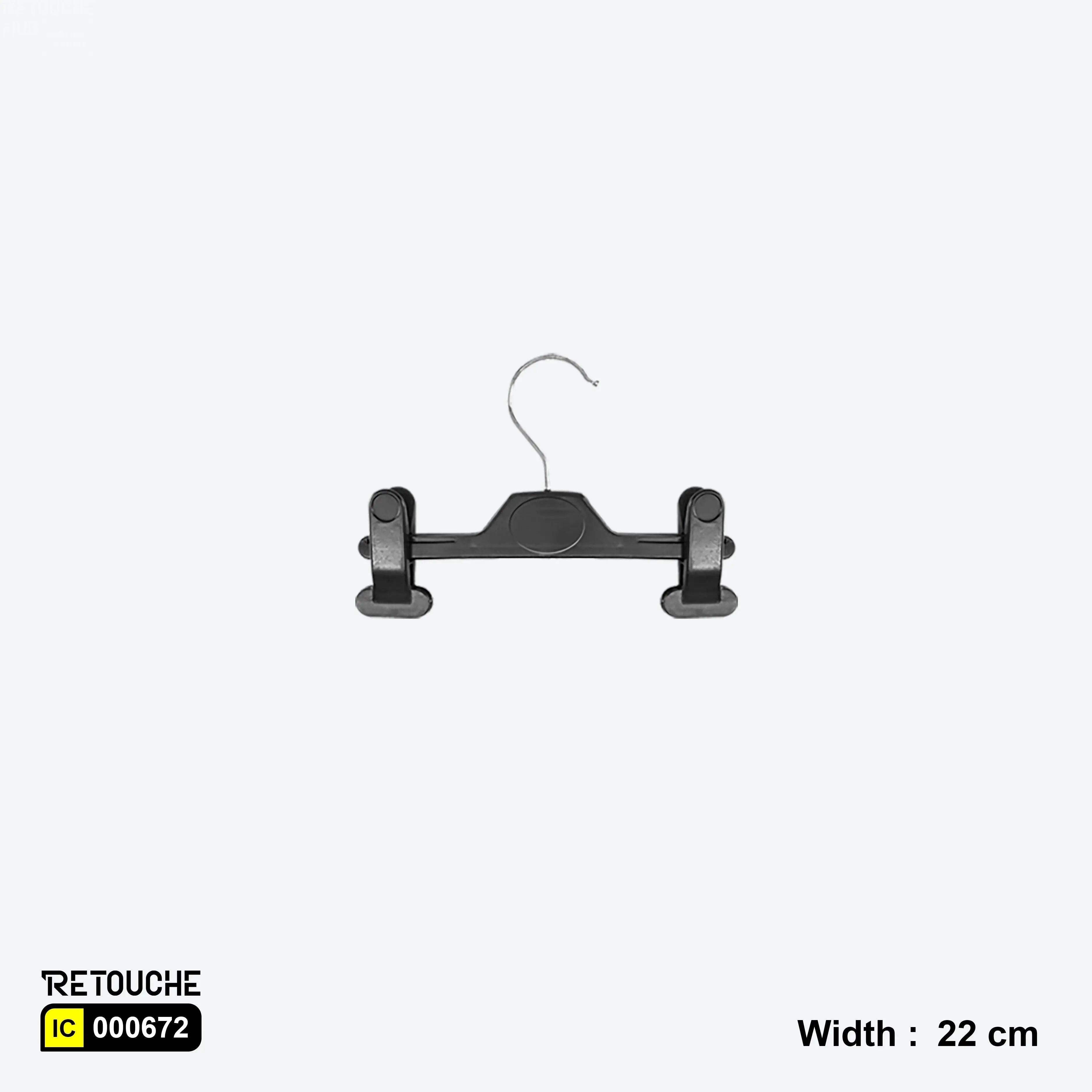 Black clothes hangers, Plastic hangers with clips, Durable closet organization, Clothes hanger with clips, Wardrobe organization solutions, Versatile hangers for clothing
Non-slip hangers, Affordable hangers for clothes
Hangers for delicate fabrics, Closet space-saving hangers