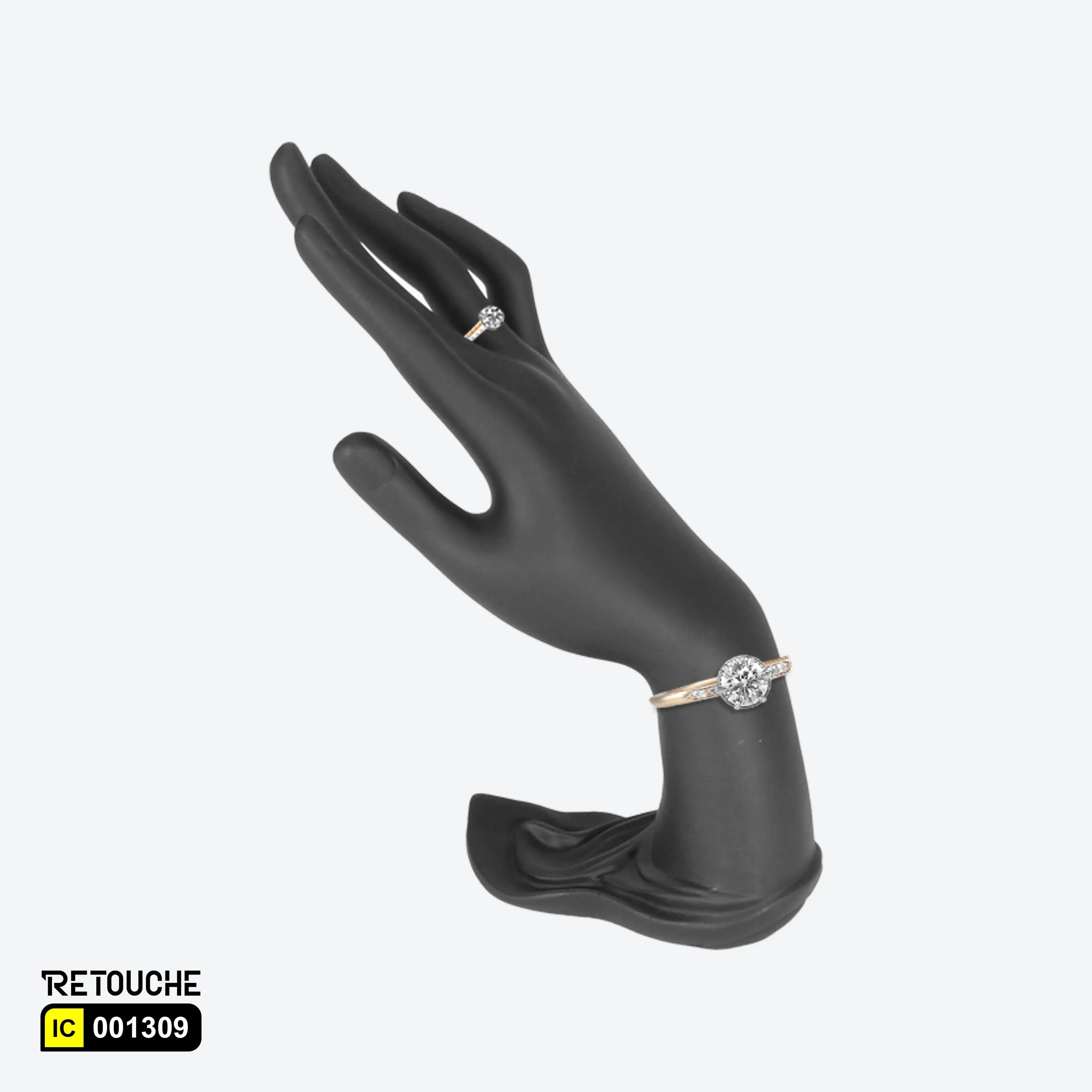 Female Mannequin Hand Jewelry Display, Black Color Displays & Showcases