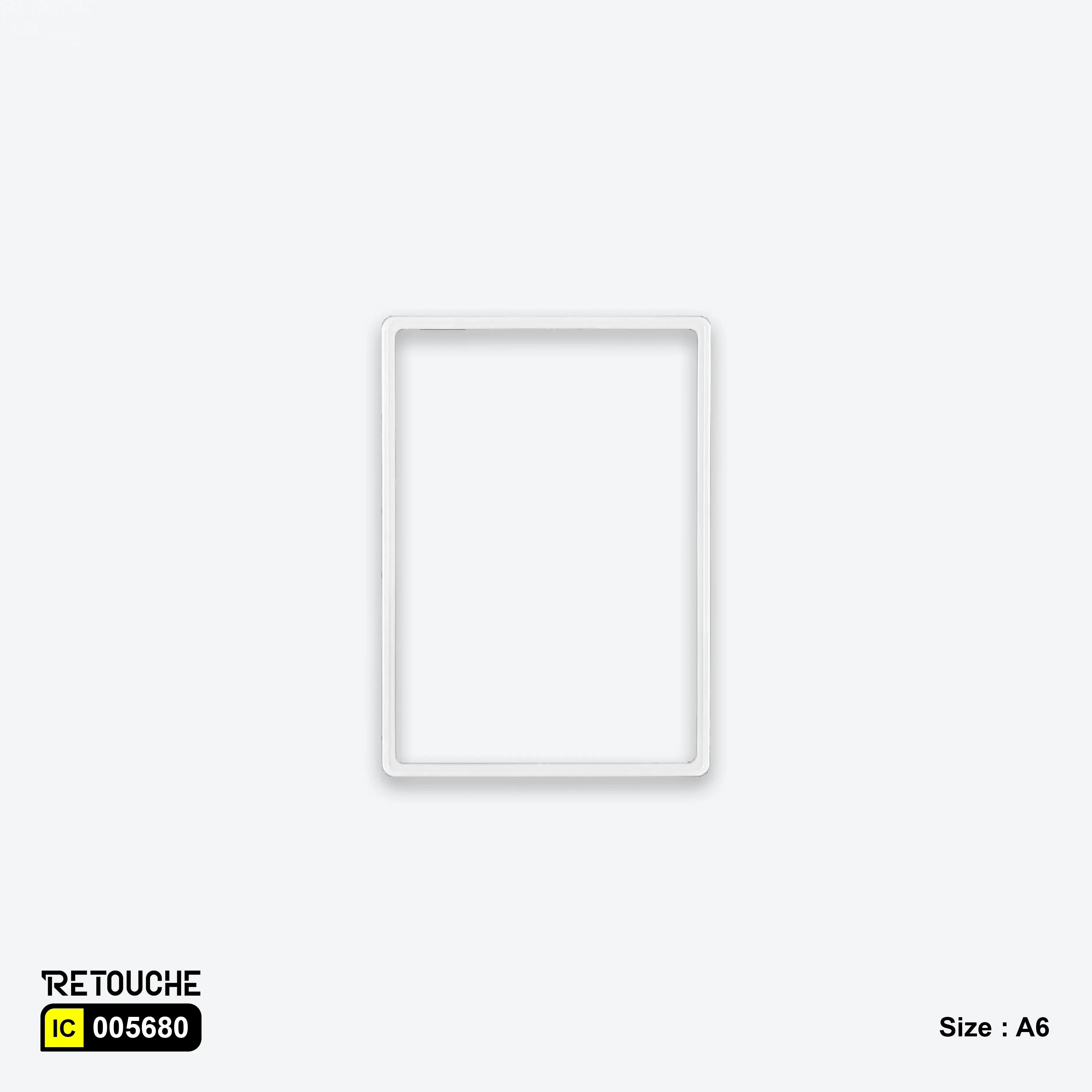 Plastic frame A6 Size Supermarket Equipment